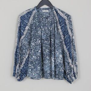 Long sleeve blouse cotton, Kana style